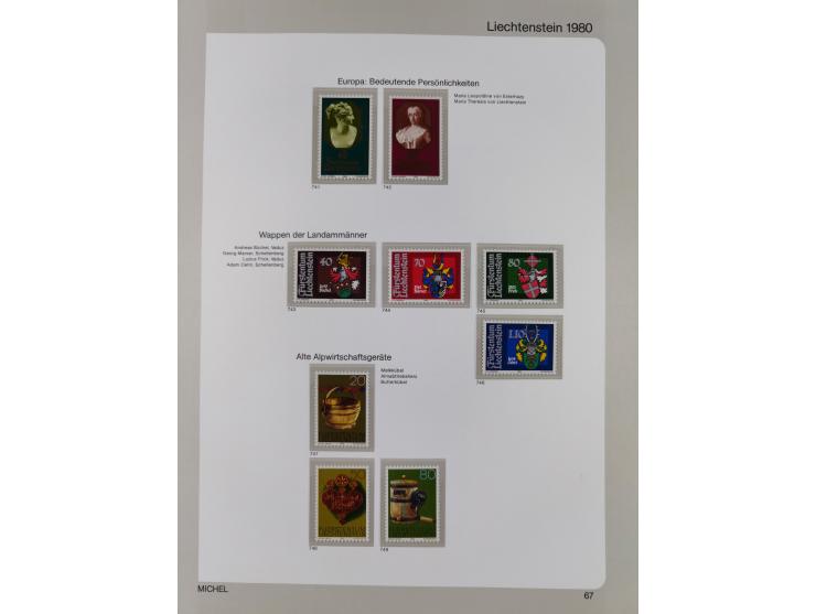 1912/1988, anfangs meist gestempelte/ungebrauchte, ab 1965-88 in den Hauptnummern augenscheinlich komplette postfrische Samml