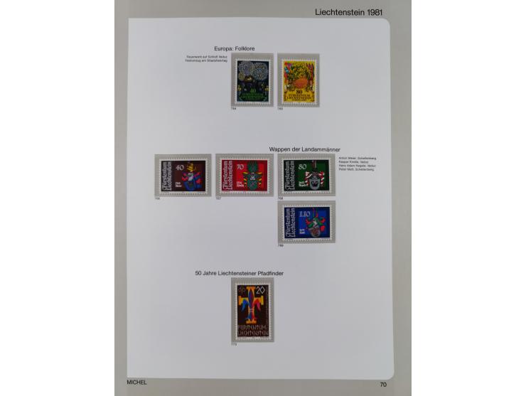 1912/1988, anfangs meist gestempelte/ungebrauchte, ab 1965-88 in den Hauptnummern augenscheinlich komplette postfrische Samml