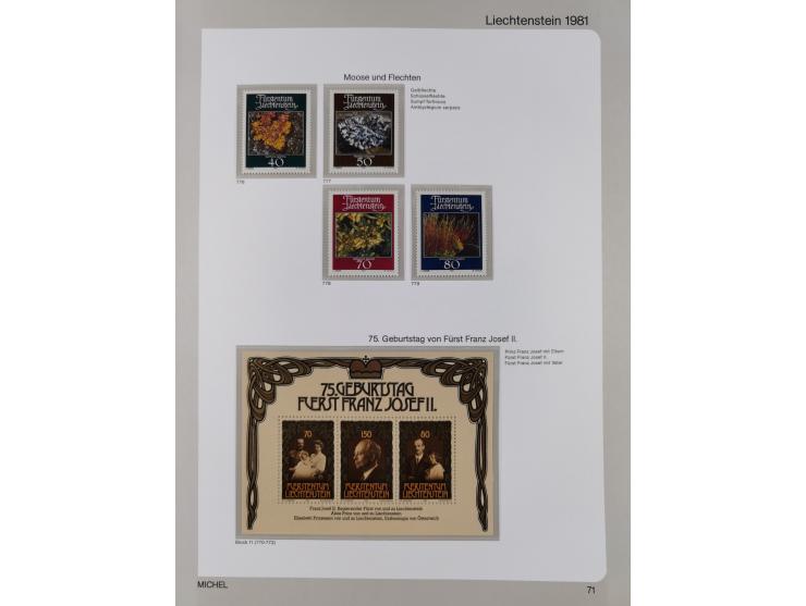 1912/1988, anfangs meist gestempelte/ungebrauchte, ab 1965-88 in den Hauptnummern augenscheinlich komplette postfrische Samml