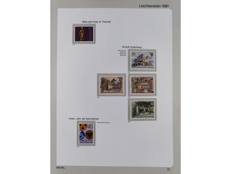 1912/1988, anfangs meist gestempelte/ungebrauchte, ab 1965-88 in den Hauptnummern augenscheinlich komplette postfrische Samml