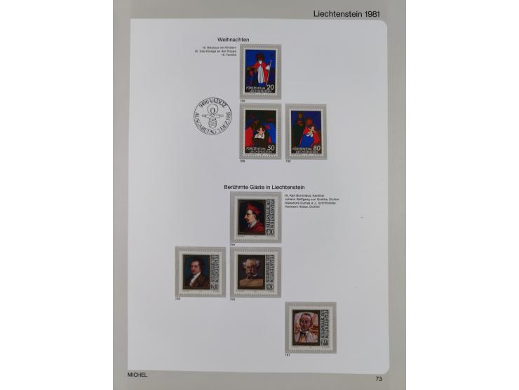 1912/1988, anfangs meist gestempelte/ungebrauchte, ab 1965-88 in den Hauptnummern augenscheinlich komplette postfrische Samml