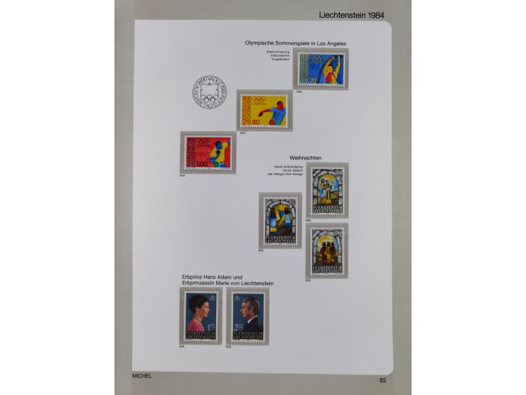 1912/1988, anfangs meist gestempelte/ungebrauchte, ab 1965-88 in den Hauptnummern augenscheinlich komplette postfrische Samml