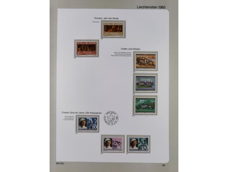 1912/1988, anfangs meist gestempelte/ungebrauchte, ab 1965-88 in den Hauptnummern augenscheinlich komplette postfrische Samml