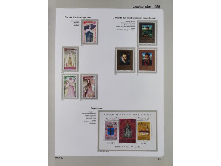 1912/1988, anfangs meist gestempelte/ungebrauchte, ab 1965-88 in den Hauptnummern augenscheinlich komplette postfrische Samml