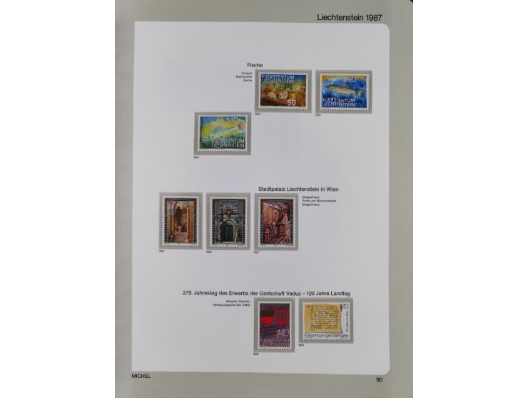 1912/1988, anfangs meist gestempelte/ungebrauchte, ab 1965-88 in den Hauptnummern augenscheinlich komplette postfrische Samml