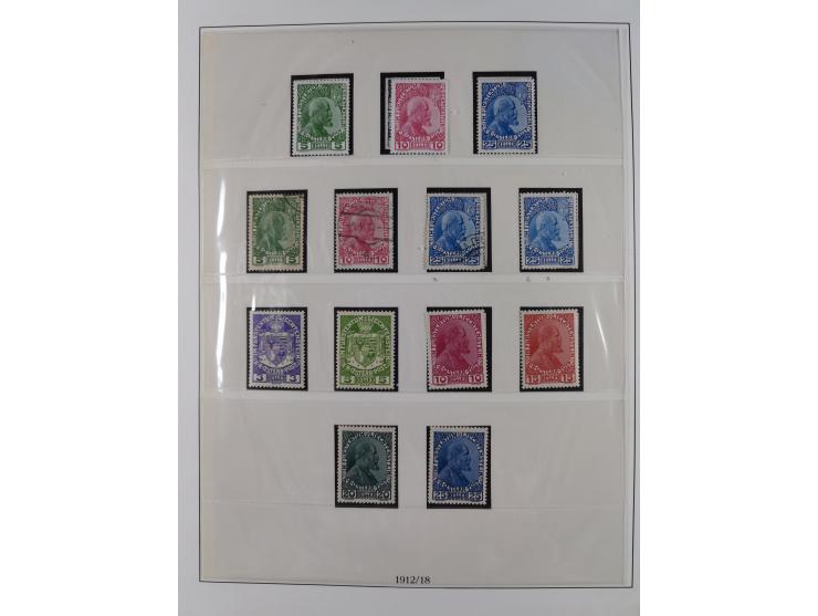 1912/1988, anfangs meist gestempelte/ungebrauchte, ab 1965-88 in den Hauptnummern augenscheinlich komplette postfrische Samml