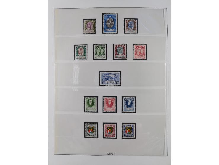 1912/1988, anfangs meist gestempelte/ungebrauchte, ab 1965-88 in den Hauptnummern augenscheinlich komplette postfrische Samml