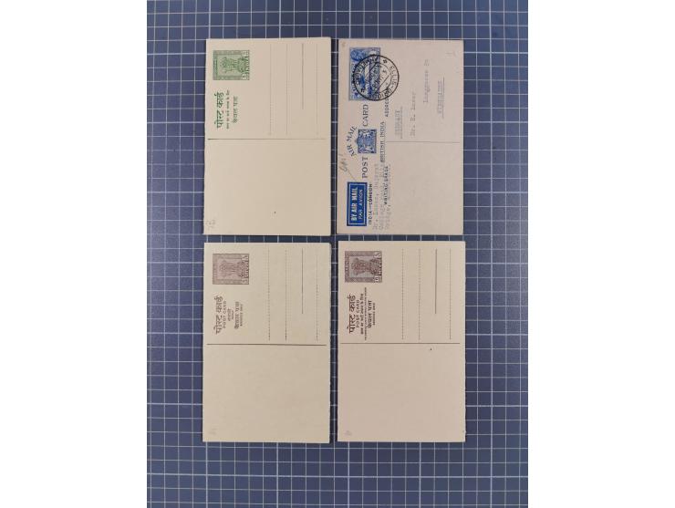 1880/1970 (ca.), about 140 mostly unused postal stationery items including some states with Registered envelopes of Chamba, G