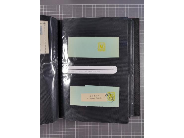 1888/1915, Ganzsachensammlung im Album in beiden Erhaltungen, meist verschiedene mit Antwortkarten, Streifbändern, Umschlägen