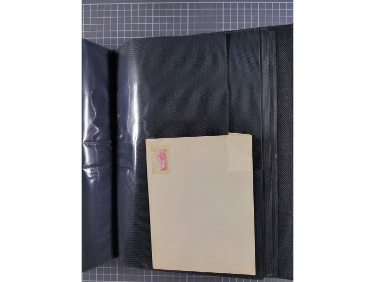 1888/1915, Ganzsachensammlung im Album in beiden Erhaltungen, meist verschiedene mit Antwortkarten, Streifbändern, Umschlägen