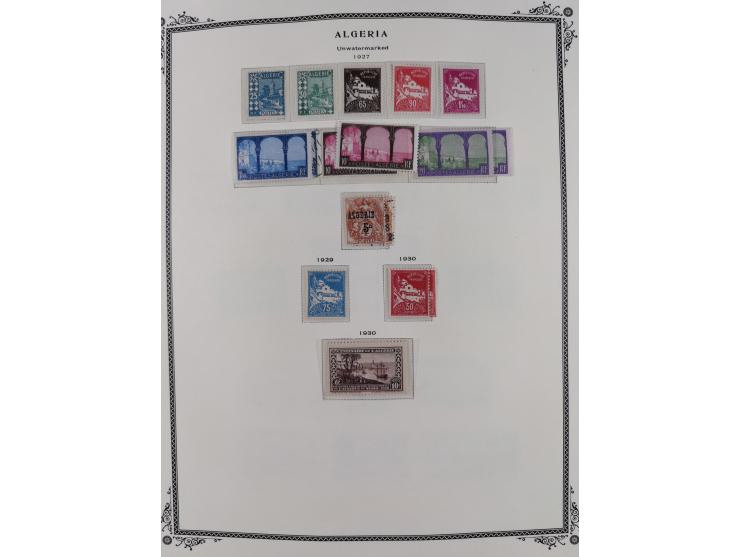 1924/57, Collection on Scott album leaves mint and used starting overprinted issues 1924, largely complete with good part pos