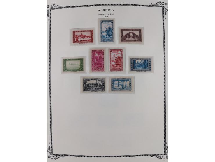 1924/57, Collection on Scott album leaves mint and used starting overprinted issues 1924, largely complete with good part pos