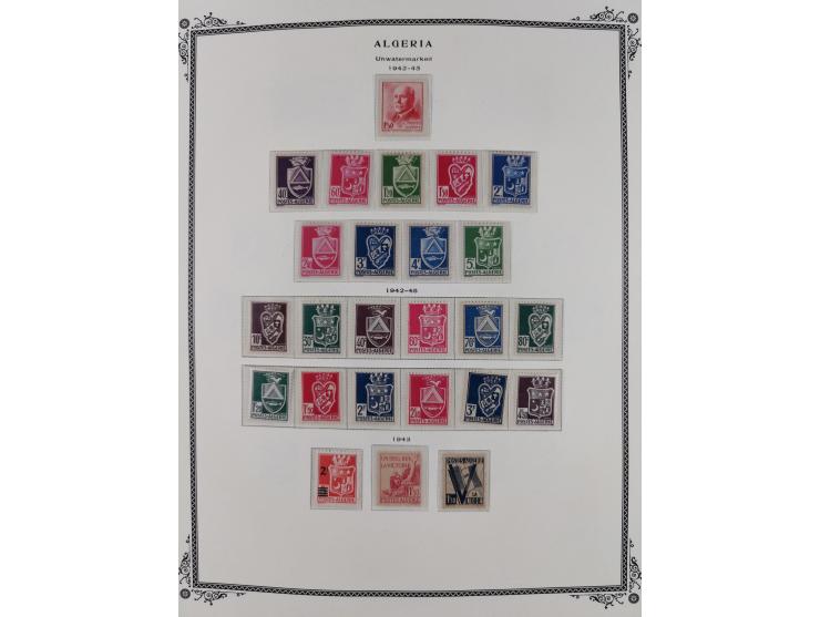 1924/57, Collection on Scott album leaves mint and used starting overprinted issues 1924, largely complete with good part pos