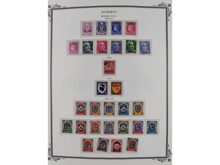 1924/57, Collection on Scott album leaves mint and used starting overprinted issues 1924, largely complete with good part pos