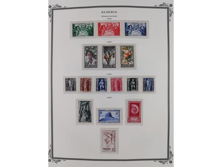 1924/57, Collection on Scott album leaves mint and used starting overprinted issues 1924, largely complete with good part pos