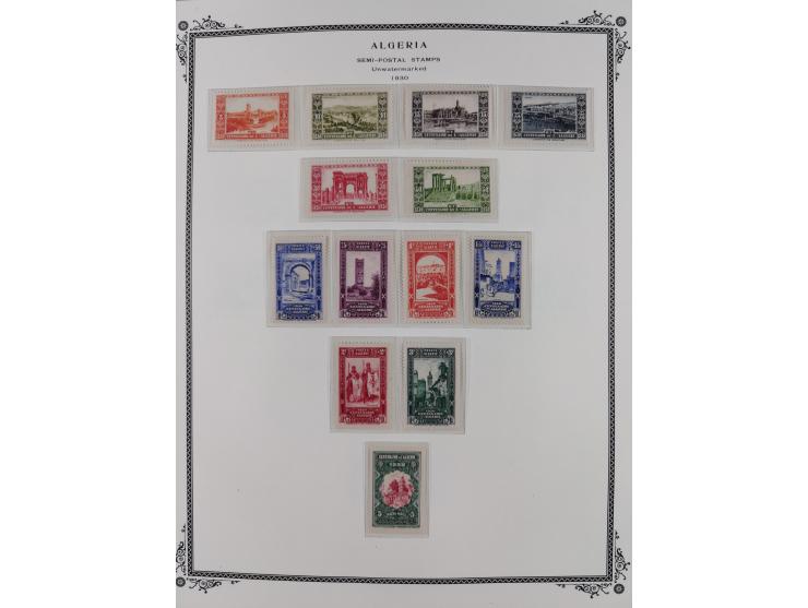 1924/57, Collection on Scott album leaves mint and used starting overprinted issues 1924, largely complete with good part pos