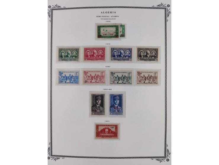 1924/57, Collection on Scott album leaves mint and used starting overprinted issues 1924, largely complete with good part pos