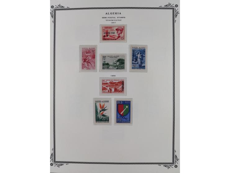 1924/57, Collection on Scott album leaves mint and used starting overprinted issues 1924, largely complete with good part pos