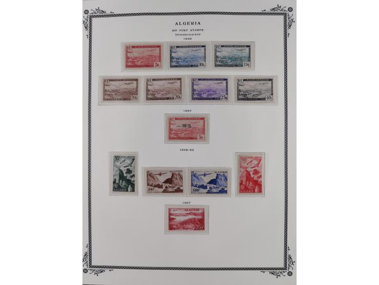 1924/57, Collection on Scott album leaves mint and used starting overprinted issues 1924, largely complete with good part pos