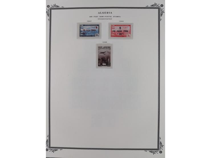 1924/57, Collection on Scott album leaves mint and used starting overprinted issues 1924, largely complete with good part pos