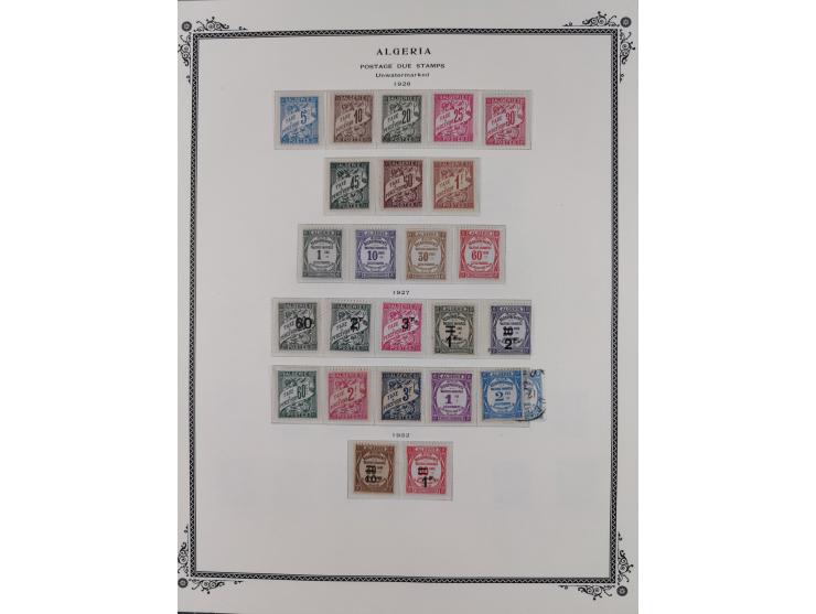 1924/57, Collection on Scott album leaves mint and used starting overprinted issues 1924, largely complete with good part pos