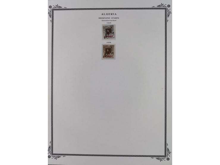 1924/57, Collection on Scott album leaves mint and used starting overprinted issues 1924, largely complete with good part pos