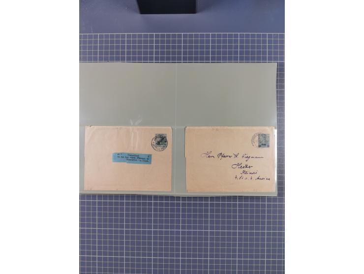 1886/1914 (ca.), Partie mit über 55 Briefen und Karten, Schwerpunt Deutsche Post in der Türkei, Togo und Marocco, interessant
