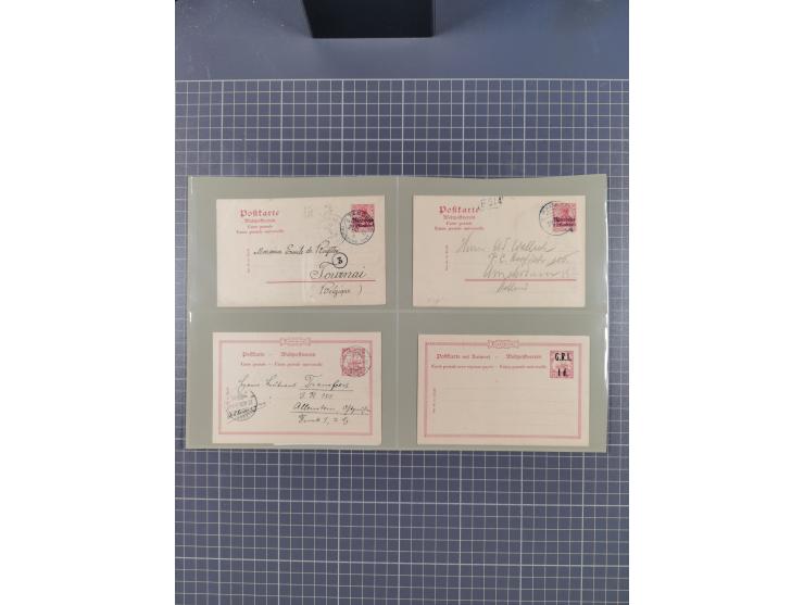 1886/1914 (ca.), Partie mit über 55 Briefen und Karten, Schwerpunt Deutsche Post in der Türkei, Togo und Marocco, interessant