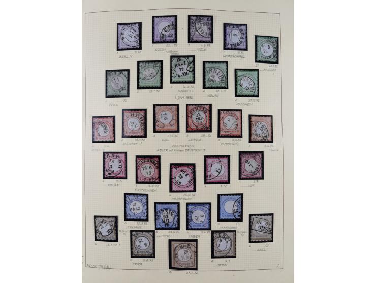 1872/1923, ungebrauchte, postfrische und gestempelte sehr reichhaltige Sammlung, vieles doppelt oder vielfach vorhanden, dabe