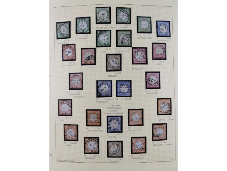 1872/1923, ungebrauchte, postfrische und gestempelte sehr reichhaltige Sammlung, vieles doppelt oder vielfach vorhanden, dabe