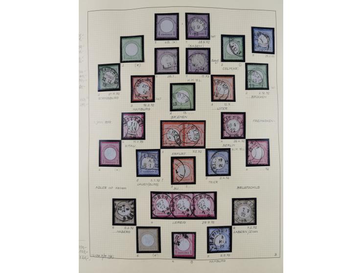 1872/1923, ungebrauchte, postfrische und gestempelte sehr reichhaltige Sammlung, vieles doppelt oder vielfach vorhanden, dabe