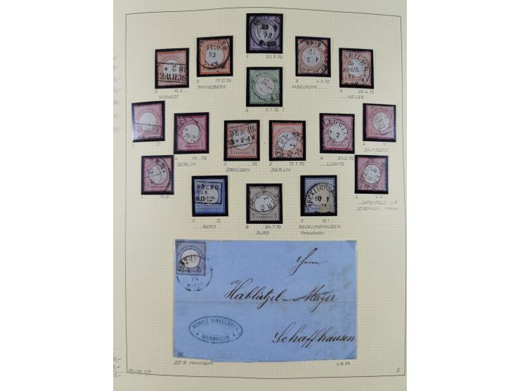1872/1923, ungebrauchte, postfrische und gestempelte sehr reichhaltige Sammlung, vieles doppelt oder vielfach vorhanden, dabe