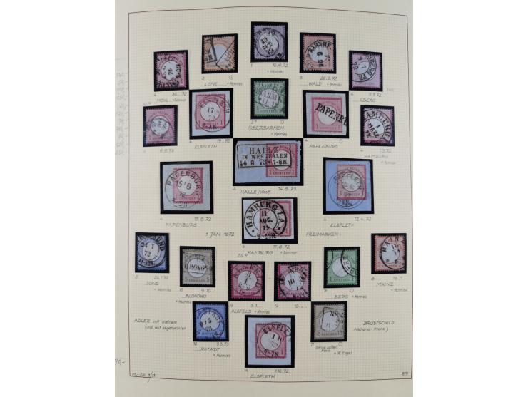 1872/1923, ungebrauchte, postfrische und gestempelte sehr reichhaltige Sammlung, vieles doppelt oder vielfach vorhanden, dabe