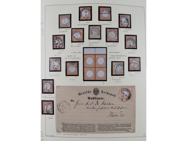 1872/1923, ungebrauchte, postfrische und gestempelte sehr reichhaltige Sammlung, vieles doppelt oder vielfach vorhanden, dabe