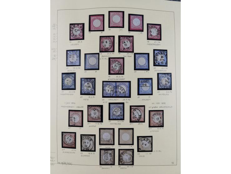 1872/1923, ungebrauchte, postfrische und gestempelte sehr reichhaltige Sammlung, vieles doppelt oder vielfach vorhanden, dabe