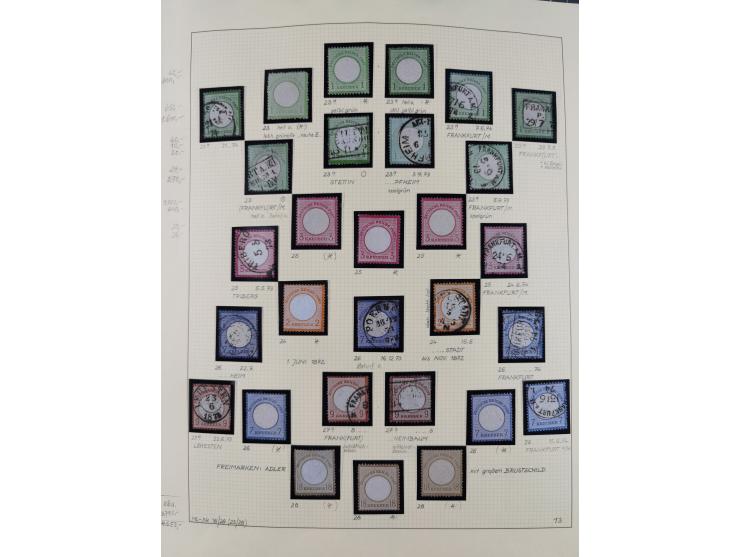 1872/1923, ungebrauchte, postfrische und gestempelte sehr reichhaltige Sammlung, vieles doppelt oder vielfach vorhanden, dabe