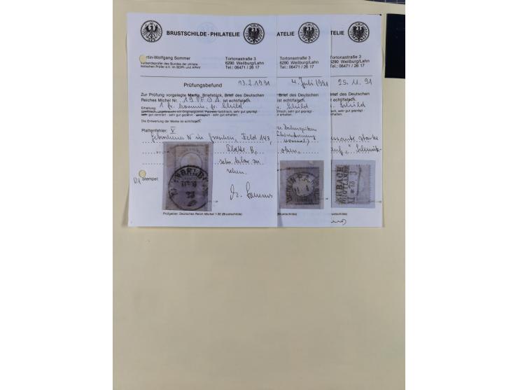 1872/1923, ungebrauchte, postfrische und gestempelte sehr reichhaltige Sammlung, vieles doppelt oder vielfach vorhanden, dabe