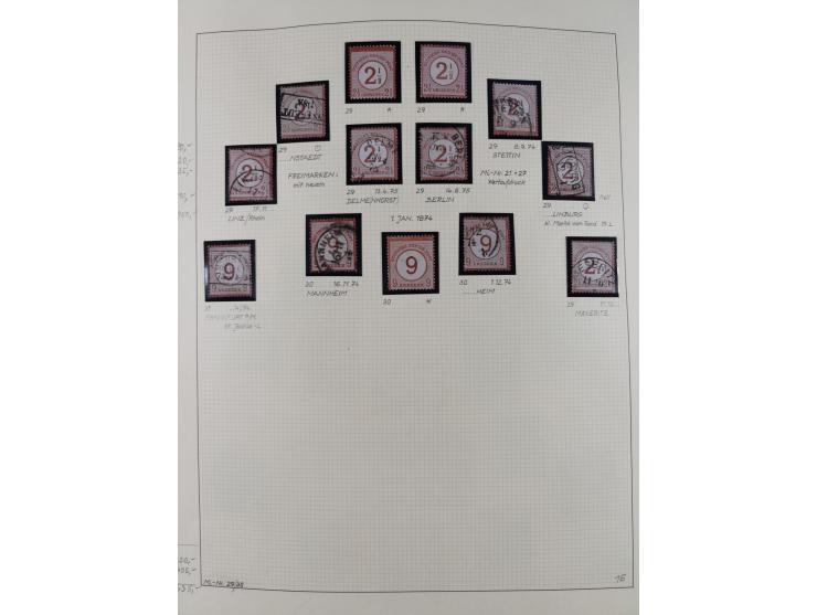 1872/1923, ungebrauchte, postfrische und gestempelte sehr reichhaltige Sammlung, vieles doppelt oder vielfach vorhanden, dabe