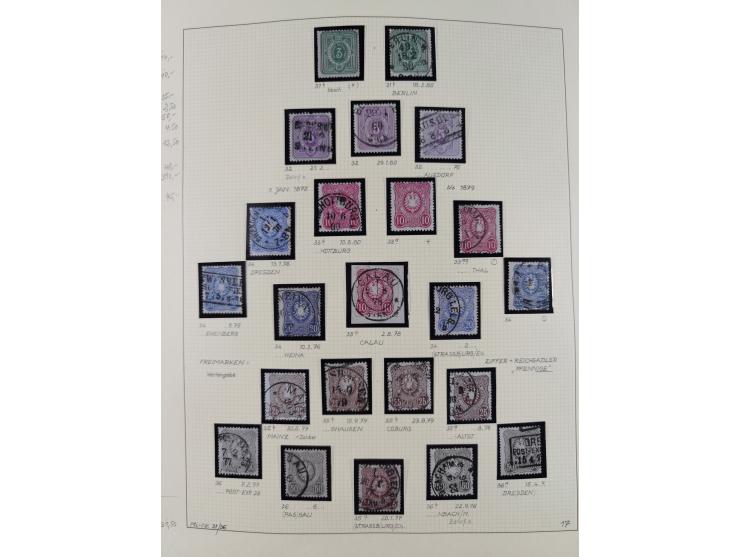 1872/1923, ungebrauchte, postfrische und gestempelte sehr reichhaltige Sammlung, vieles doppelt oder vielfach vorhanden, dabe