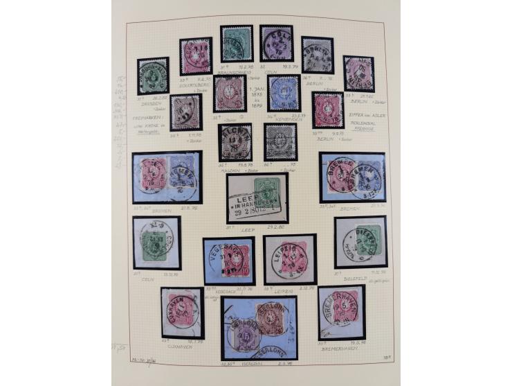 1872/1923, ungebrauchte, postfrische und gestempelte sehr reichhaltige Sammlung, vieles doppelt oder vielfach vorhanden, dabe