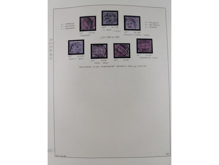 1872/1923, ungebrauchte, postfrische und gestempelte sehr reichhaltige Sammlung, vieles doppelt oder vielfach vorhanden, dabe