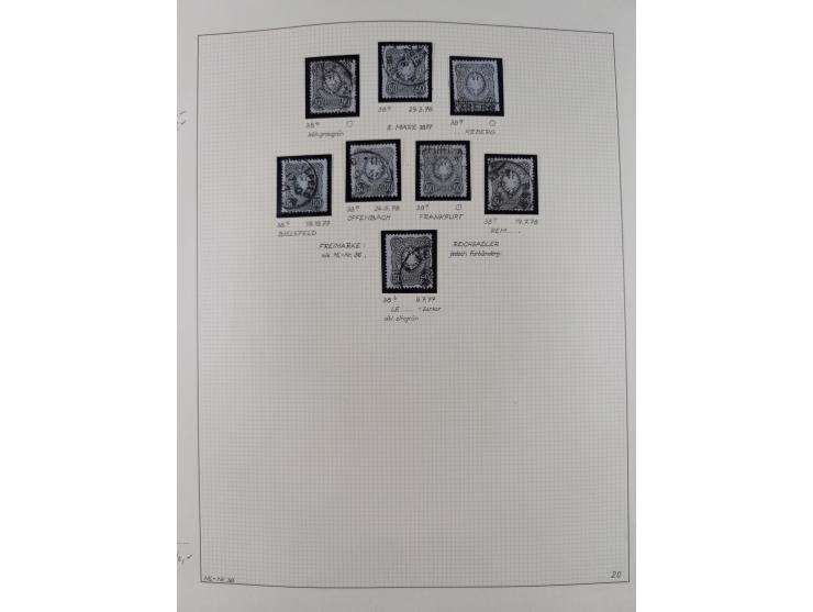 1872/1923, ungebrauchte, postfrische und gestempelte sehr reichhaltige Sammlung, vieles doppelt oder vielfach vorhanden, dabe