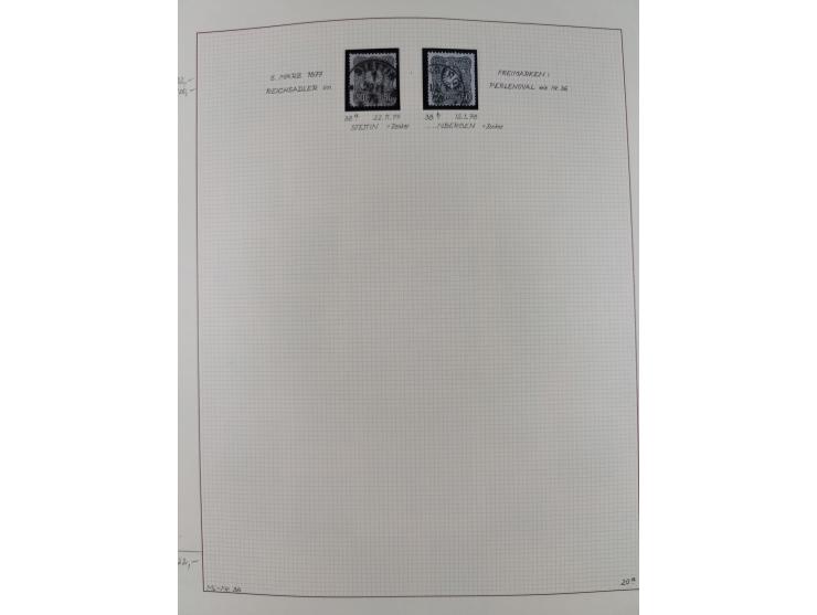 1872/1923, ungebrauchte, postfrische und gestempelte sehr reichhaltige Sammlung, vieles doppelt oder vielfach vorhanden, dabe