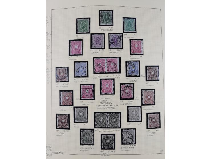 1872/1923, ungebrauchte, postfrische und gestempelte sehr reichhaltige Sammlung, vieles doppelt oder vielfach vorhanden, dabe