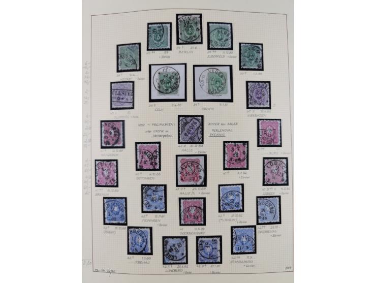 1872/1923, ungebrauchte, postfrische und gestempelte sehr reichhaltige Sammlung, vieles doppelt oder vielfach vorhanden, dabe