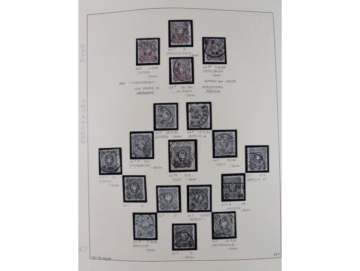 1872/1923, ungebrauchte, postfrische und gestempelte sehr reichhaltige Sammlung, vieles doppelt oder vielfach vorhanden, dabe