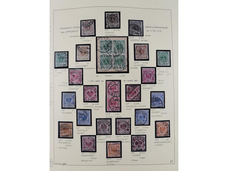 1872/1923, ungebrauchte, postfrische und gestempelte sehr reichhaltige Sammlung, vieles doppelt oder vielfach vorhanden, dabe