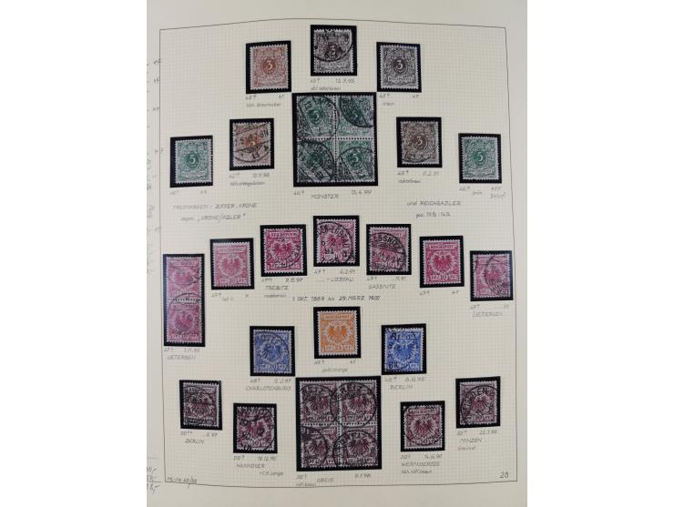 1872/1923, ungebrauchte, postfrische und gestempelte sehr reichhaltige Sammlung, vieles doppelt oder vielfach vorhanden, dabe