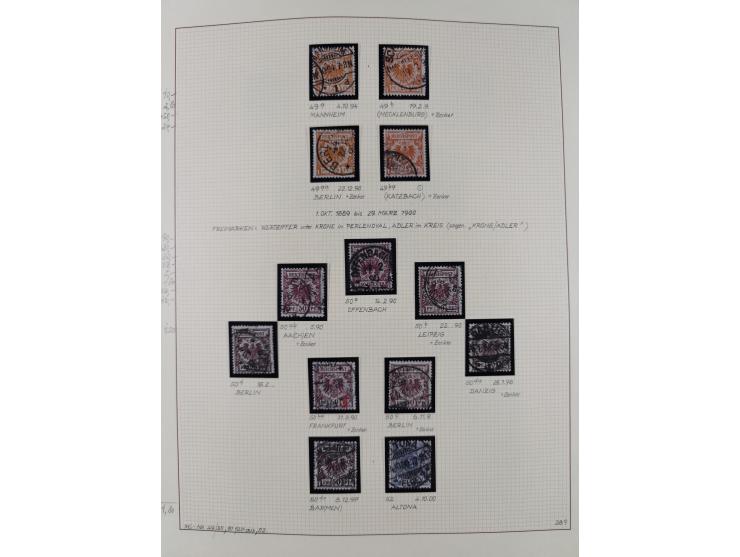 1872/1923, ungebrauchte, postfrische und gestempelte sehr reichhaltige Sammlung, vieles doppelt oder vielfach vorhanden, dabe