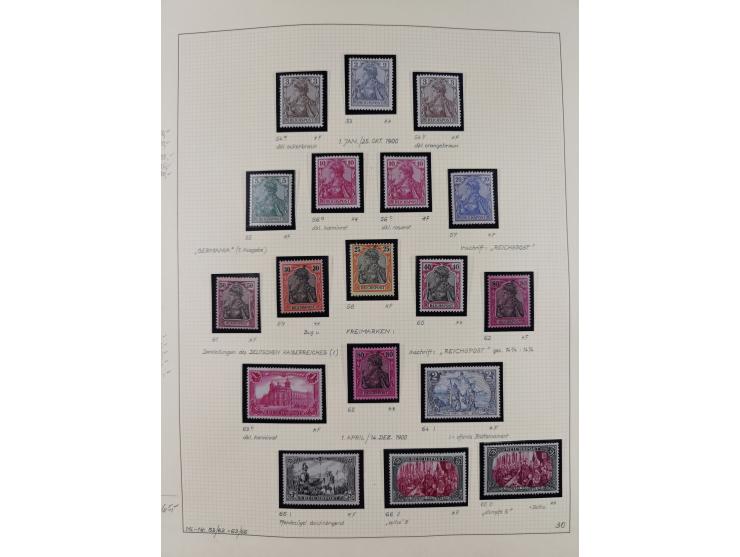 1872/1923, ungebrauchte, postfrische und gestempelte sehr reichhaltige Sammlung, vieles doppelt oder vielfach vorhanden, dabe